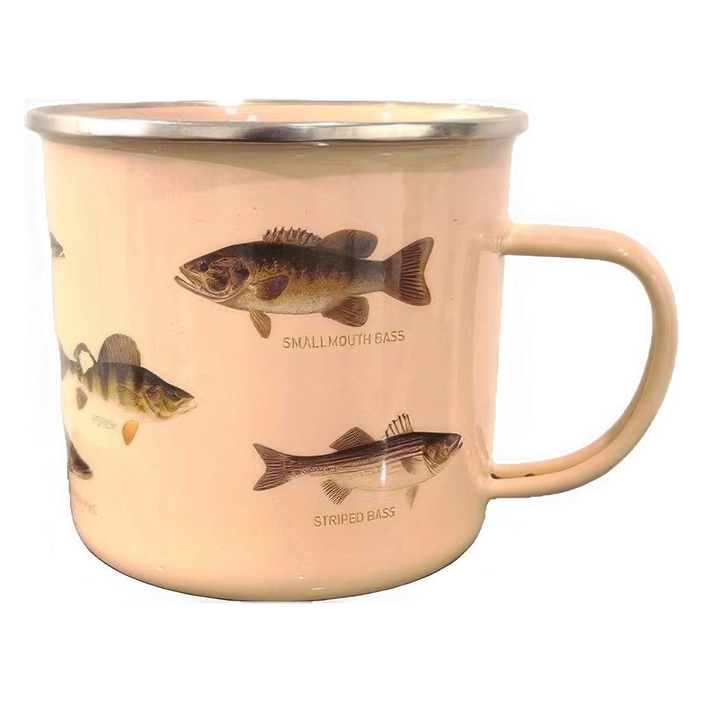 Alfresco Enamel Mug Fish.