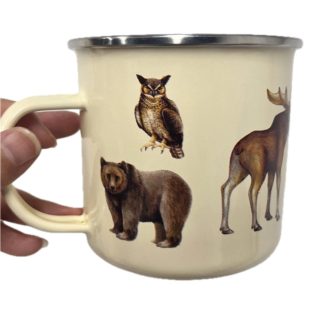 Alfresco Enamel Mug Native Wildlife.