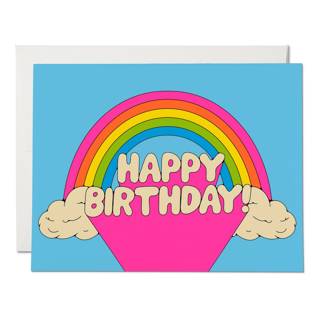 All Over Rainbows Birthday Card.