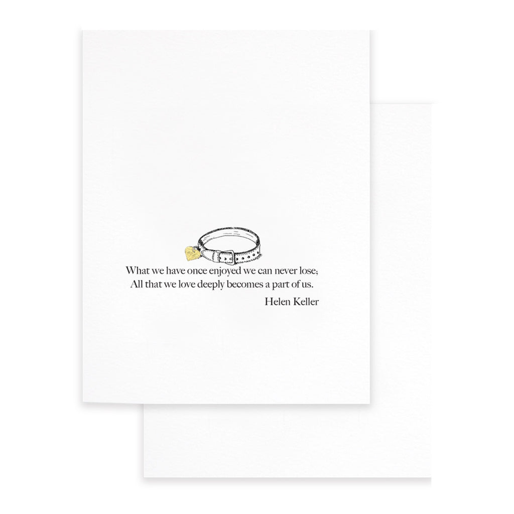 All That We Love Deeply Sympathy Card.