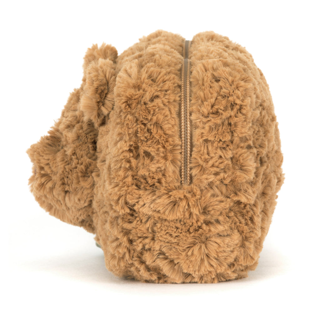 Angle view of Bartholomew Bear Pouch.