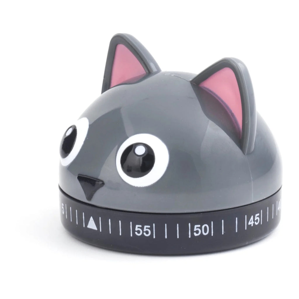 Angle view of Cat Kitchen Timer.