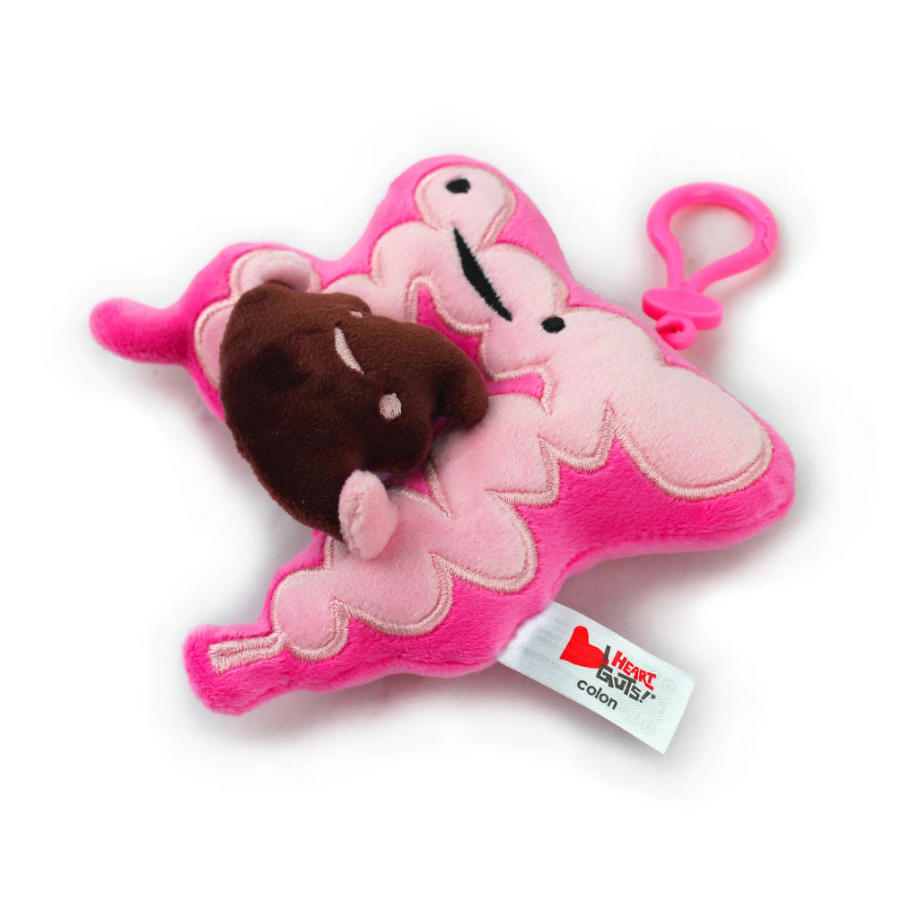 Angle view of Colon Bag Charm.