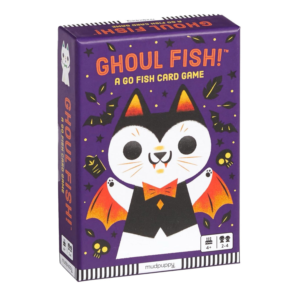 Angle view of Ghoul Fish! Card Game.