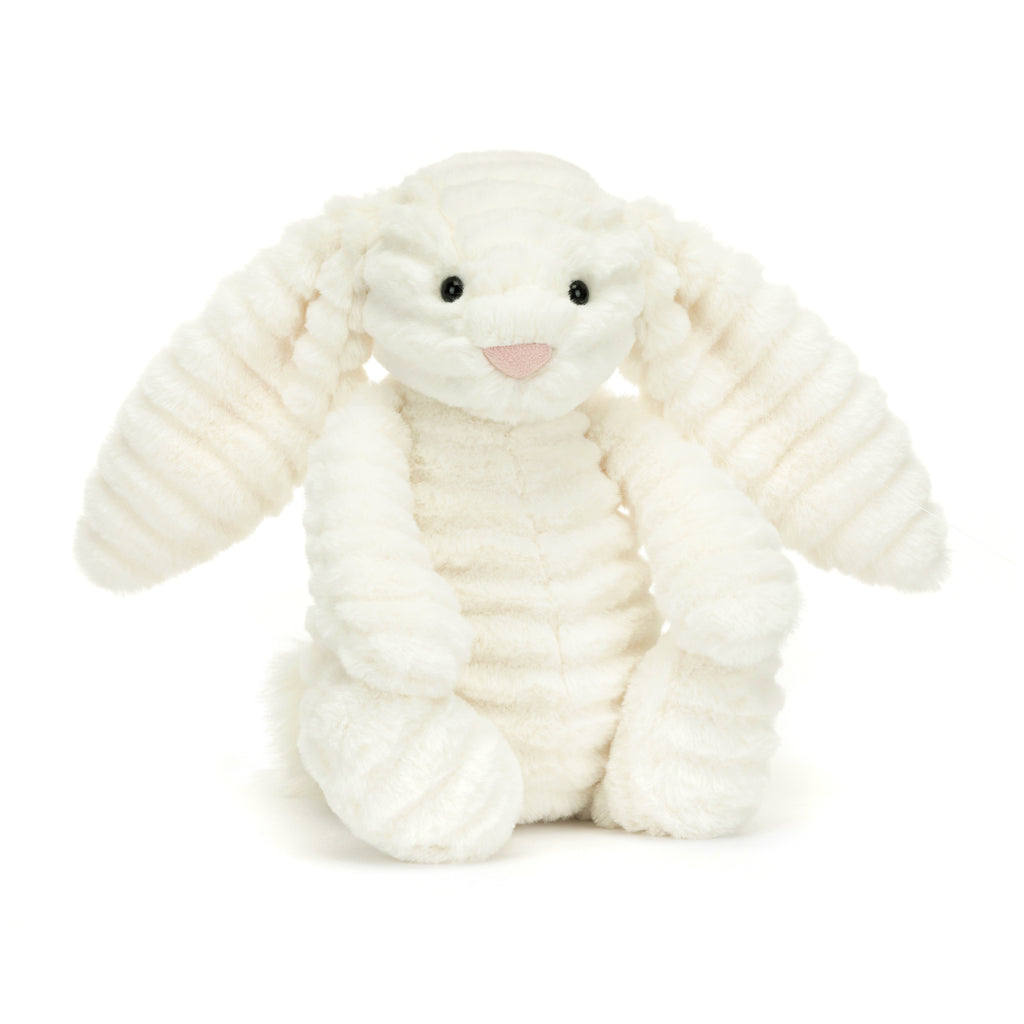 Angle view of Jellycat Bashful Luxe Bunny Nimbus.