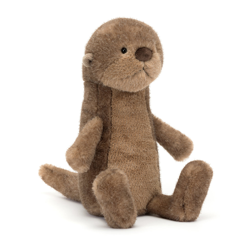 Angle view of Jellycat Brooke Otter.