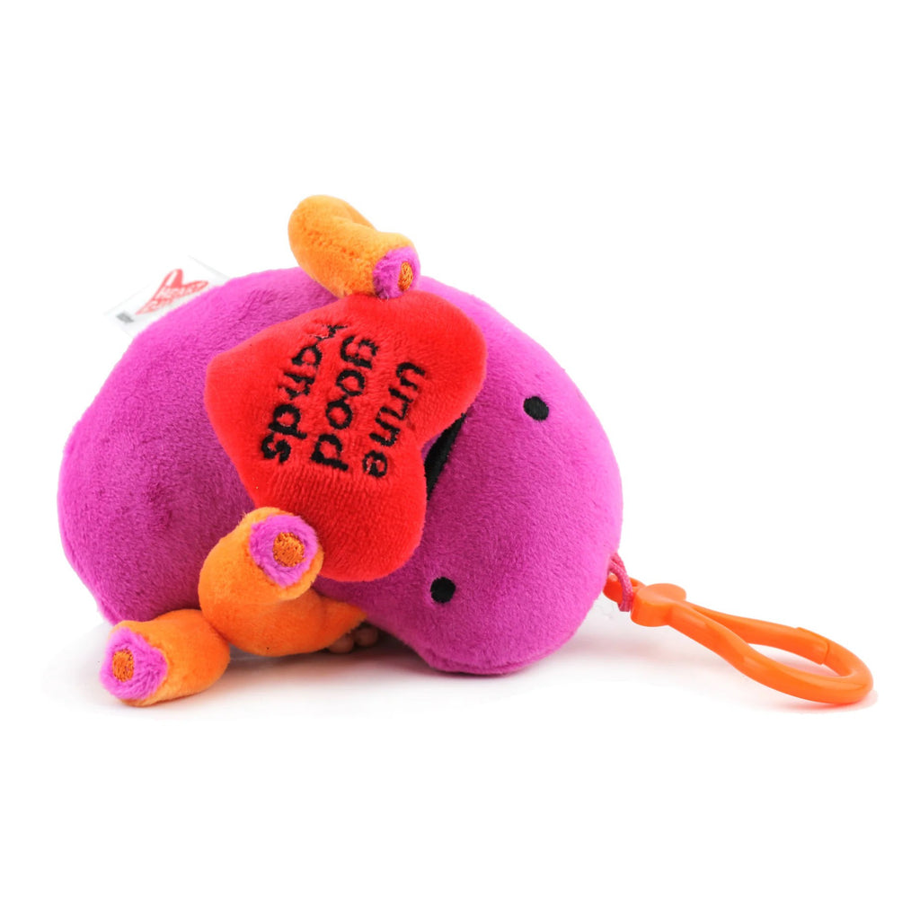 Angle view of Kidney Bag Charm.