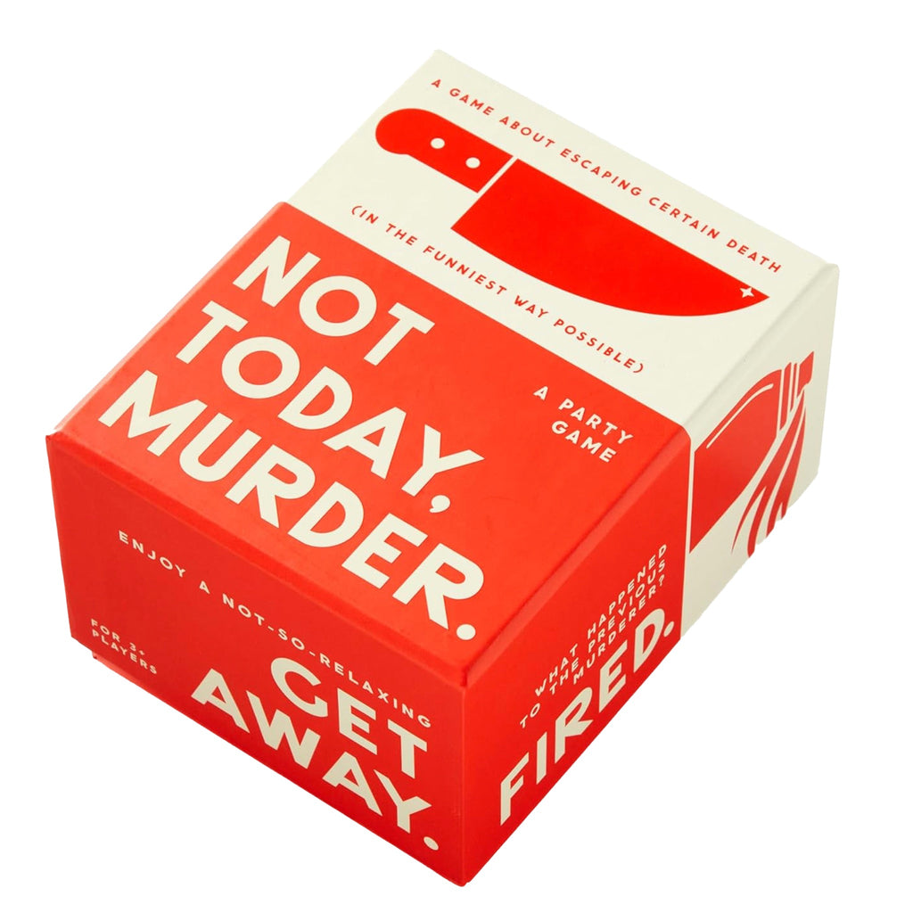 Angle view of Not Today Murder Game.