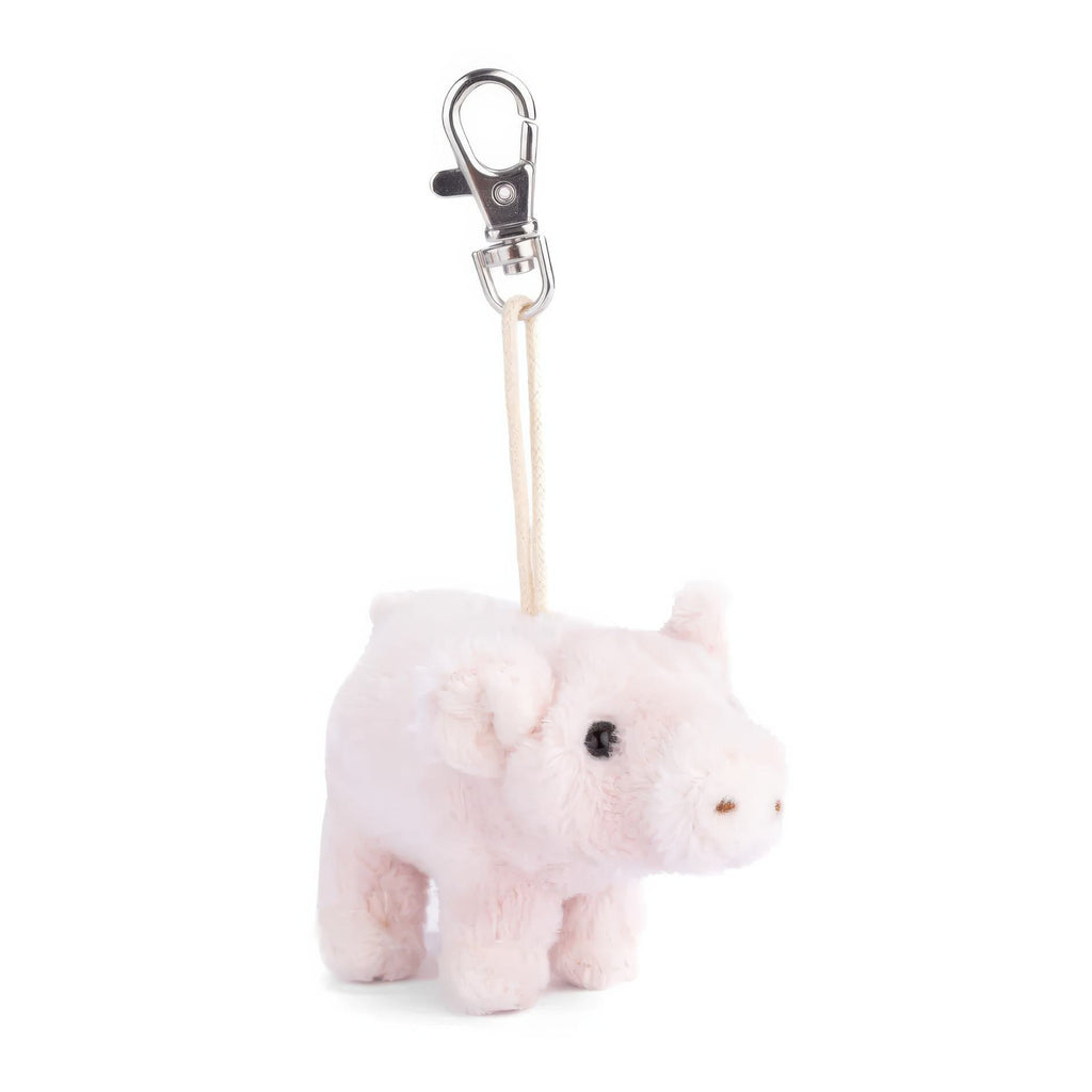 Angle view of Oink Bag Charm.
