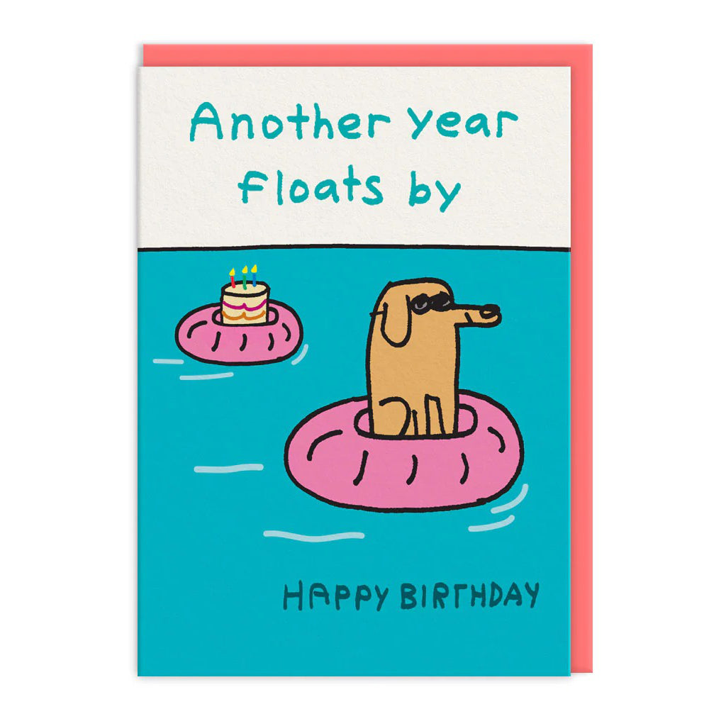 Another Year Floats By Birthday Card.