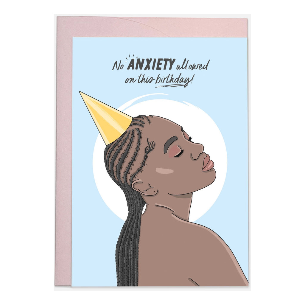 Anxiety Doechii Birthday Card.