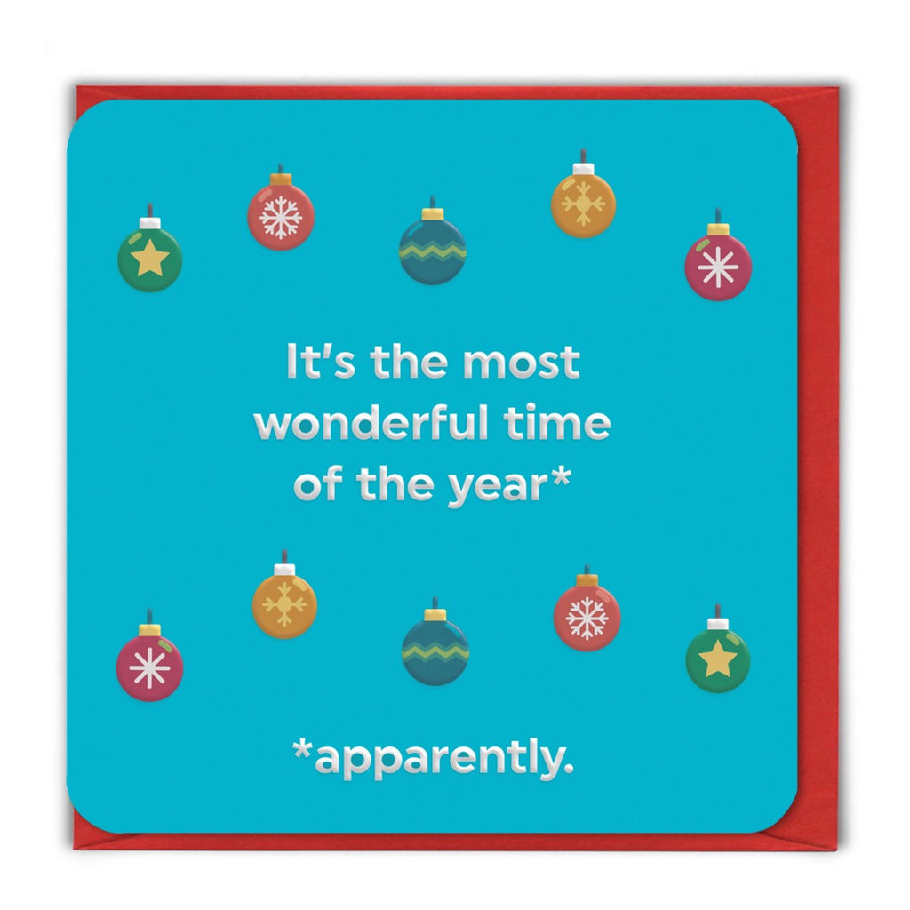 Apparently Wonderful Christmas Card.