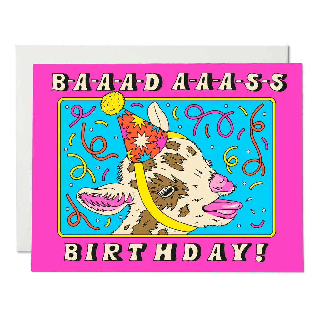 Baaad Aaass Birthday Card.