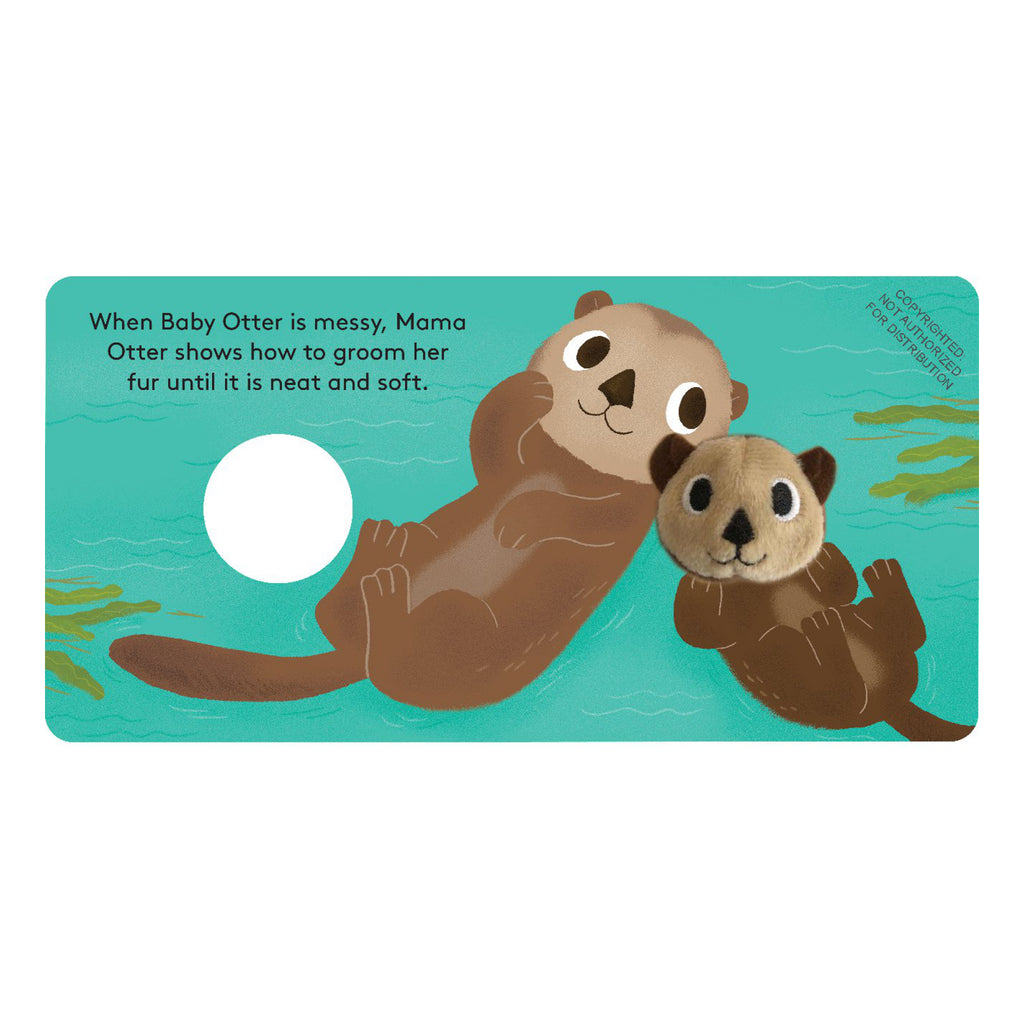 Baby Otter Finger Puppet Book spread 3.