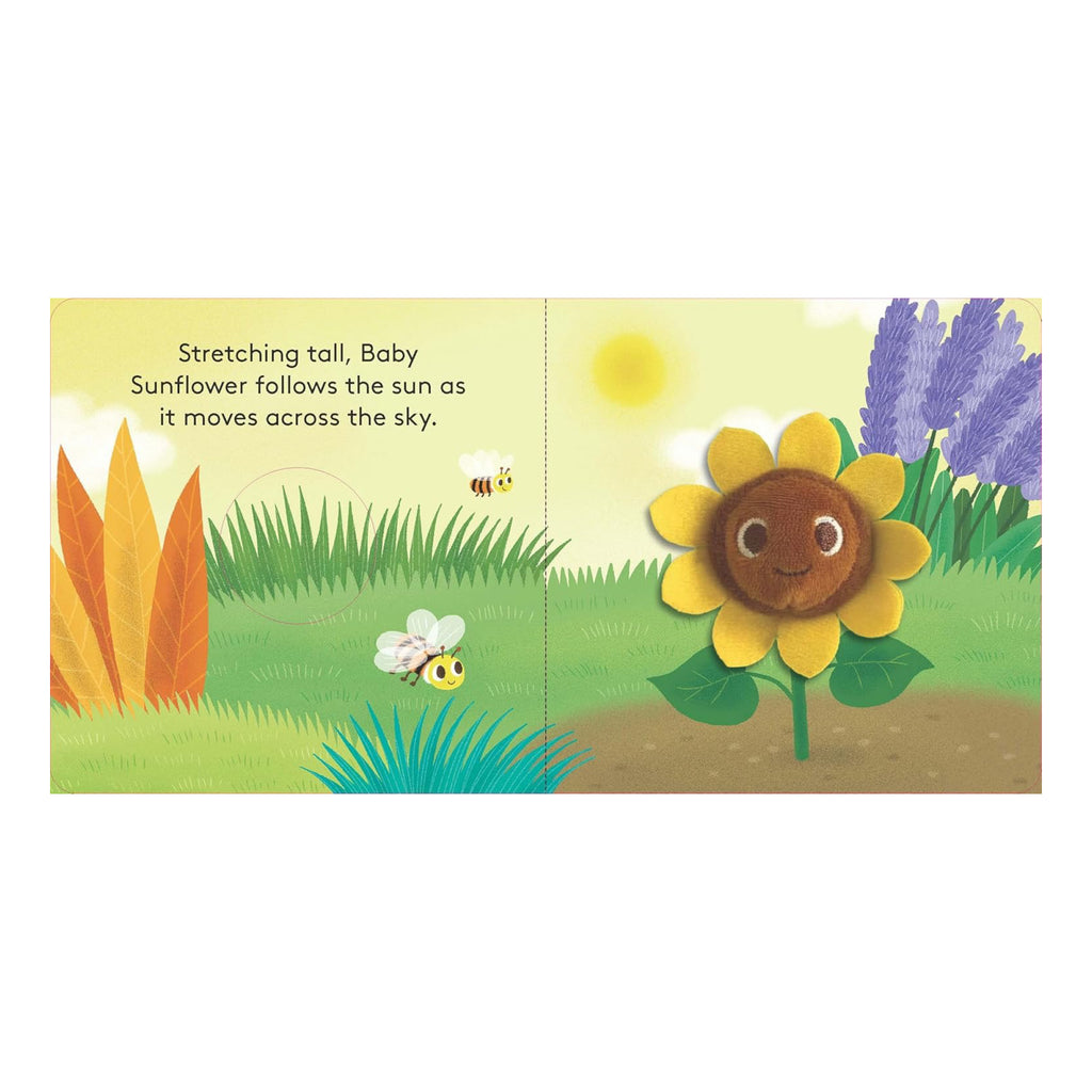 Baby Sunflower Finger Puppet Book - spread 3.