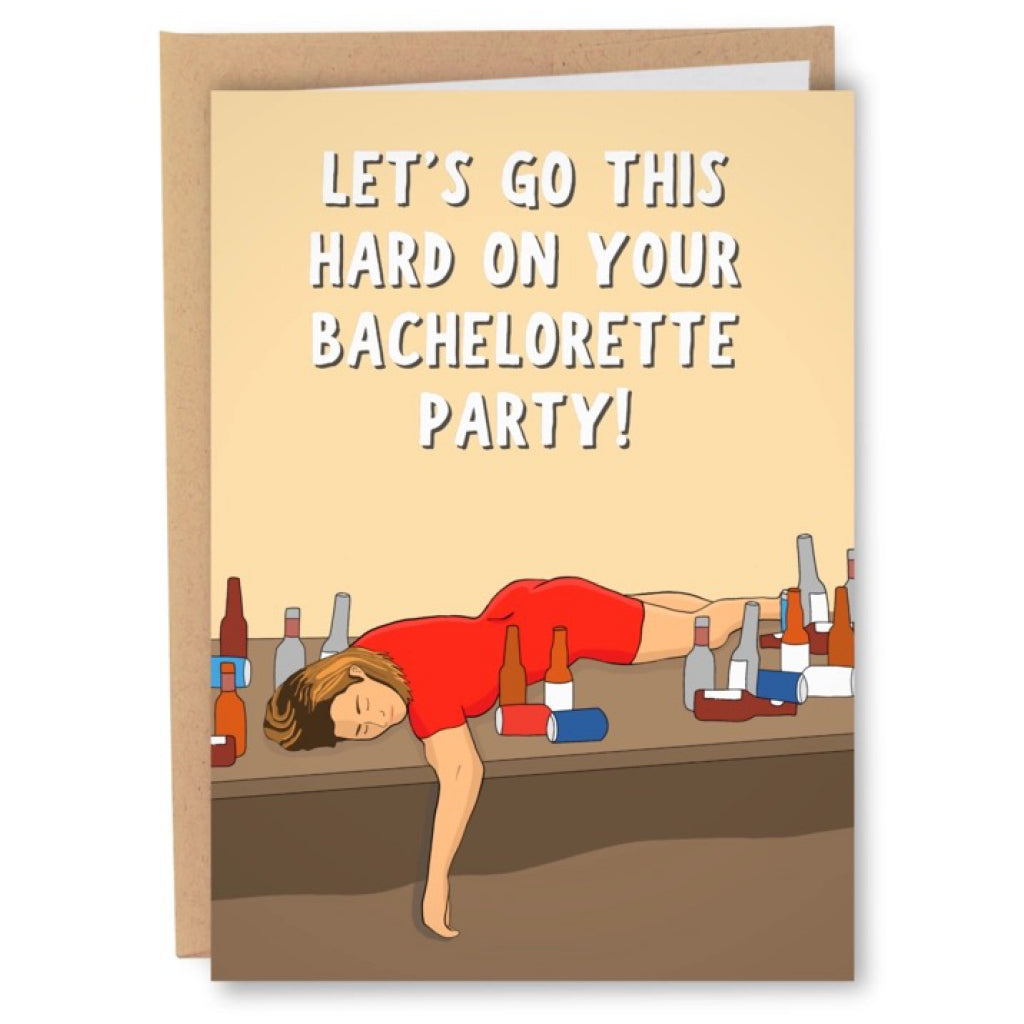 Bachelorette Party Card.