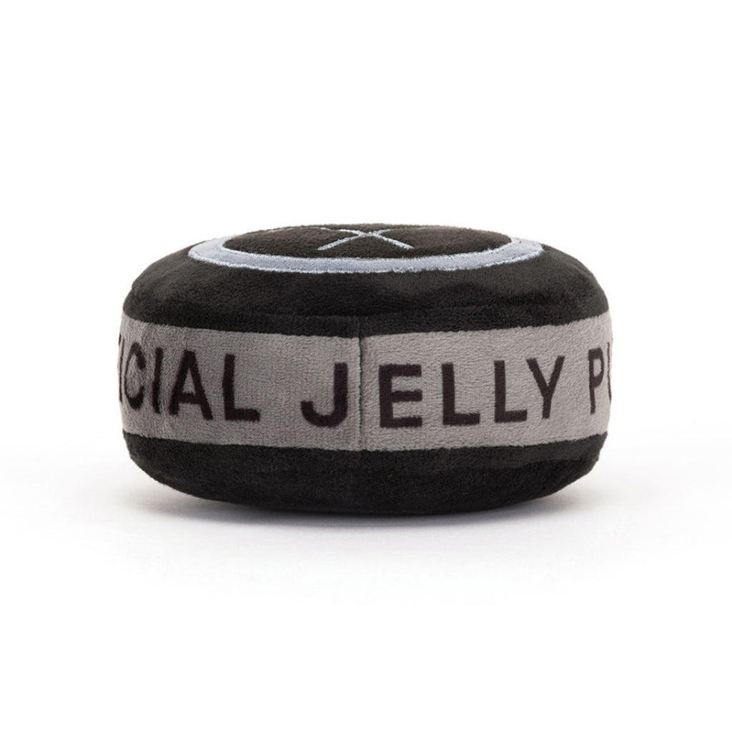 Back of Amuseables Sports Ice Hockey Puck.