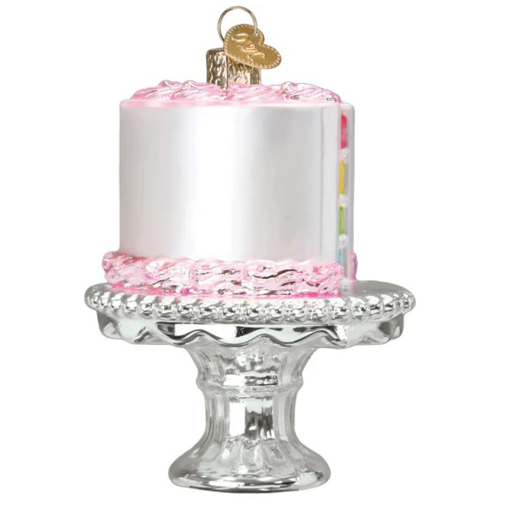 Back of Cake On Stand Ornament.