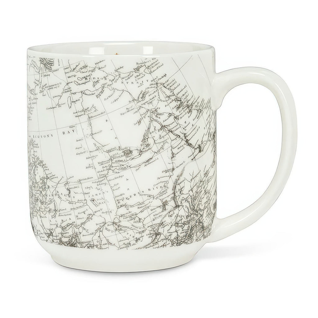 Back of Canada Map and Curling House Mug.