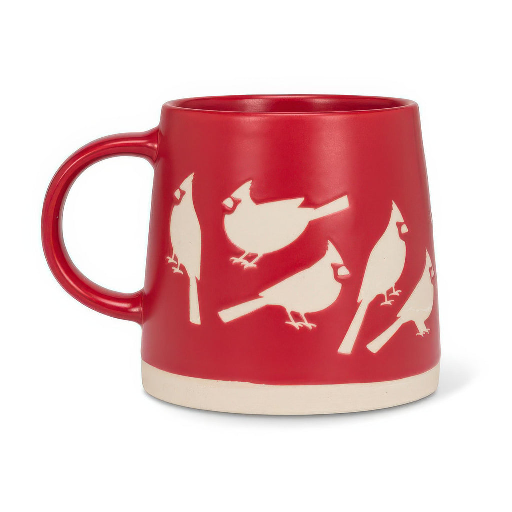 Back of Cardinals Wide Base Mug .