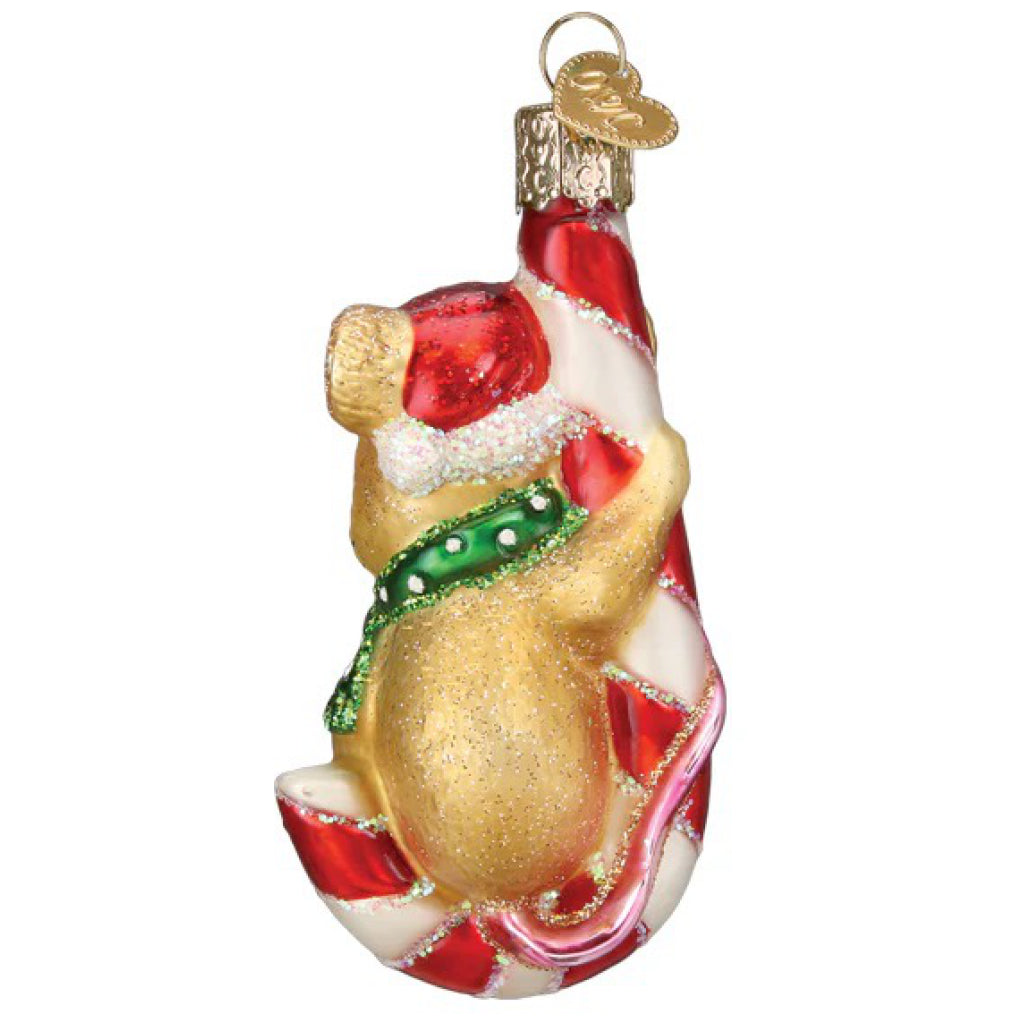 Back of Christmas Mouse Ornament.