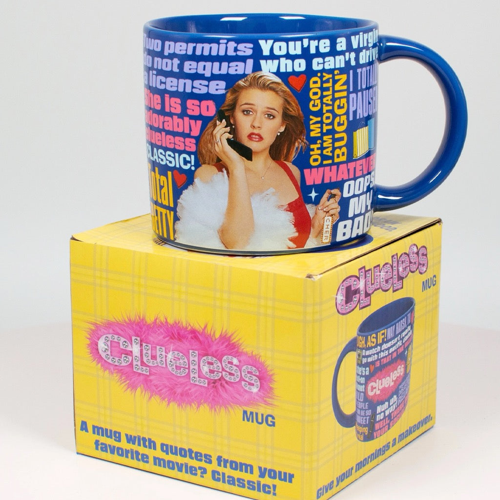 Back of Clueless Mug.