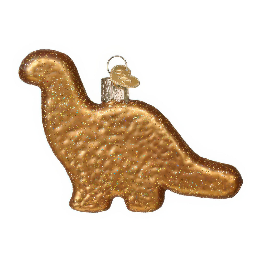 Back of Dino Chicken Nugget Ornament.