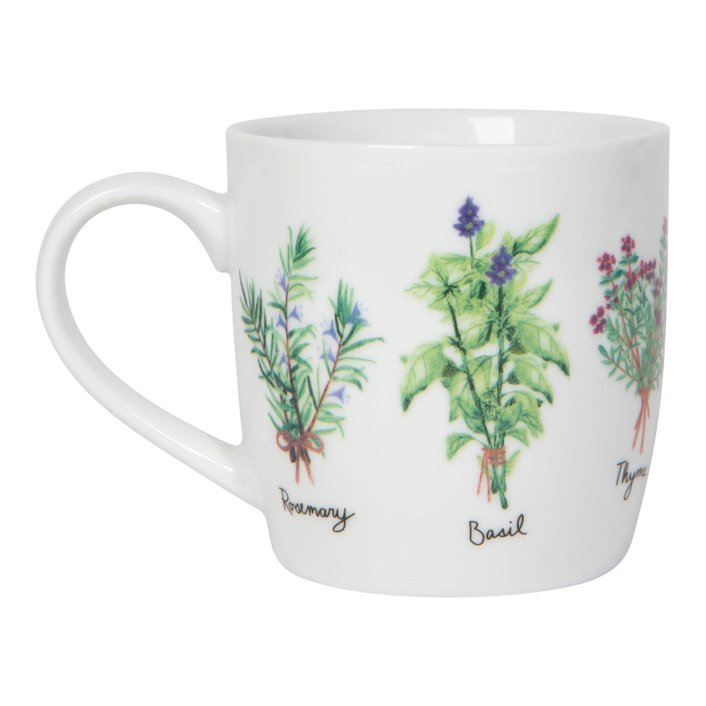 Back of Fresh Herbs 12 oz Mug.