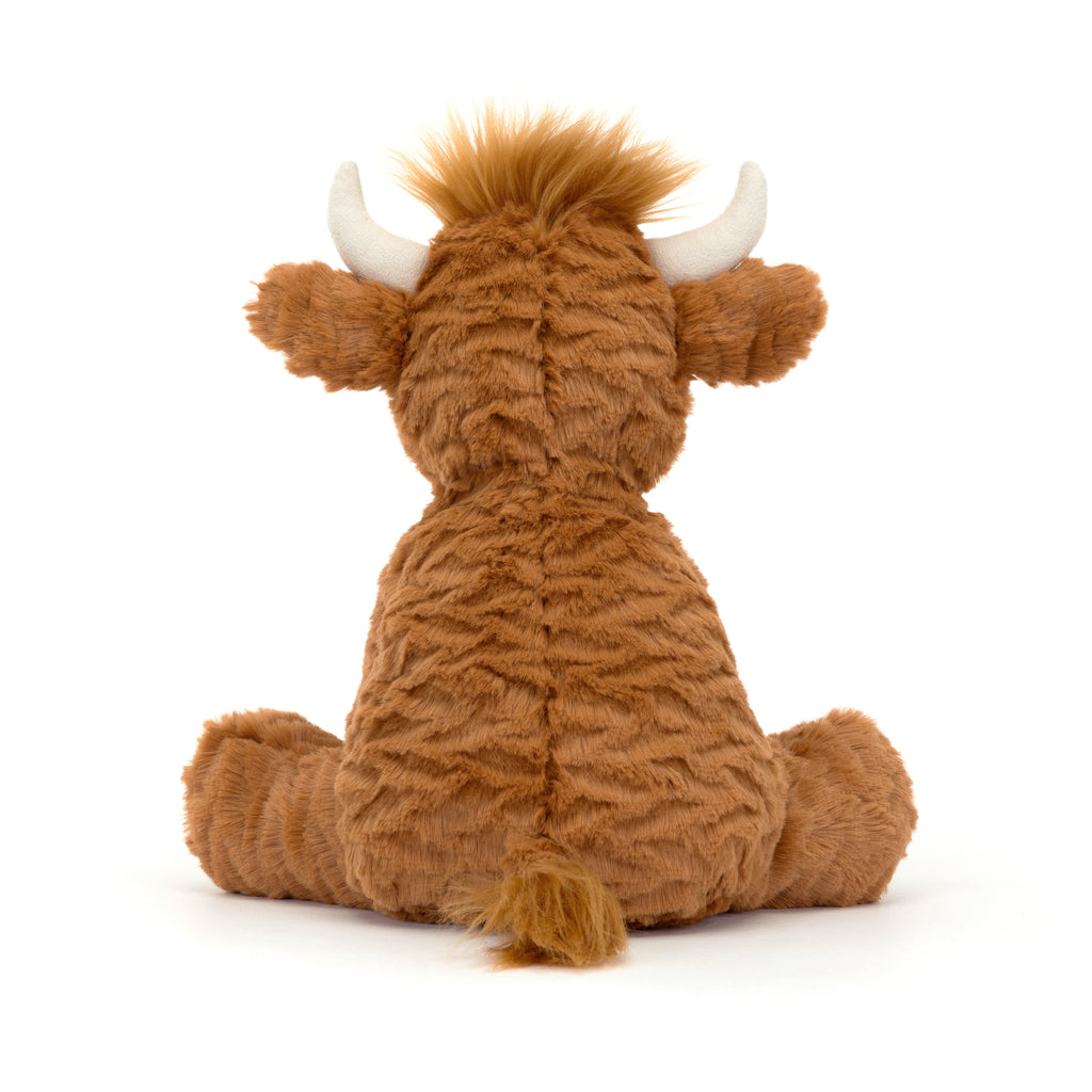 Back of Fuddlewuddle Highland Cow.