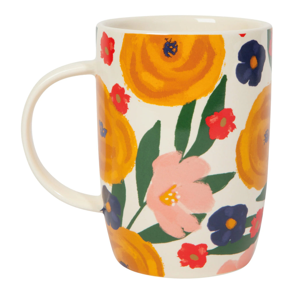 Back of Full Bloom Tall Mug.