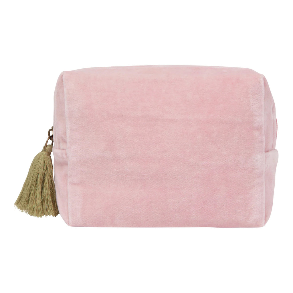 Back of Gardenland Embroidered Pouch.