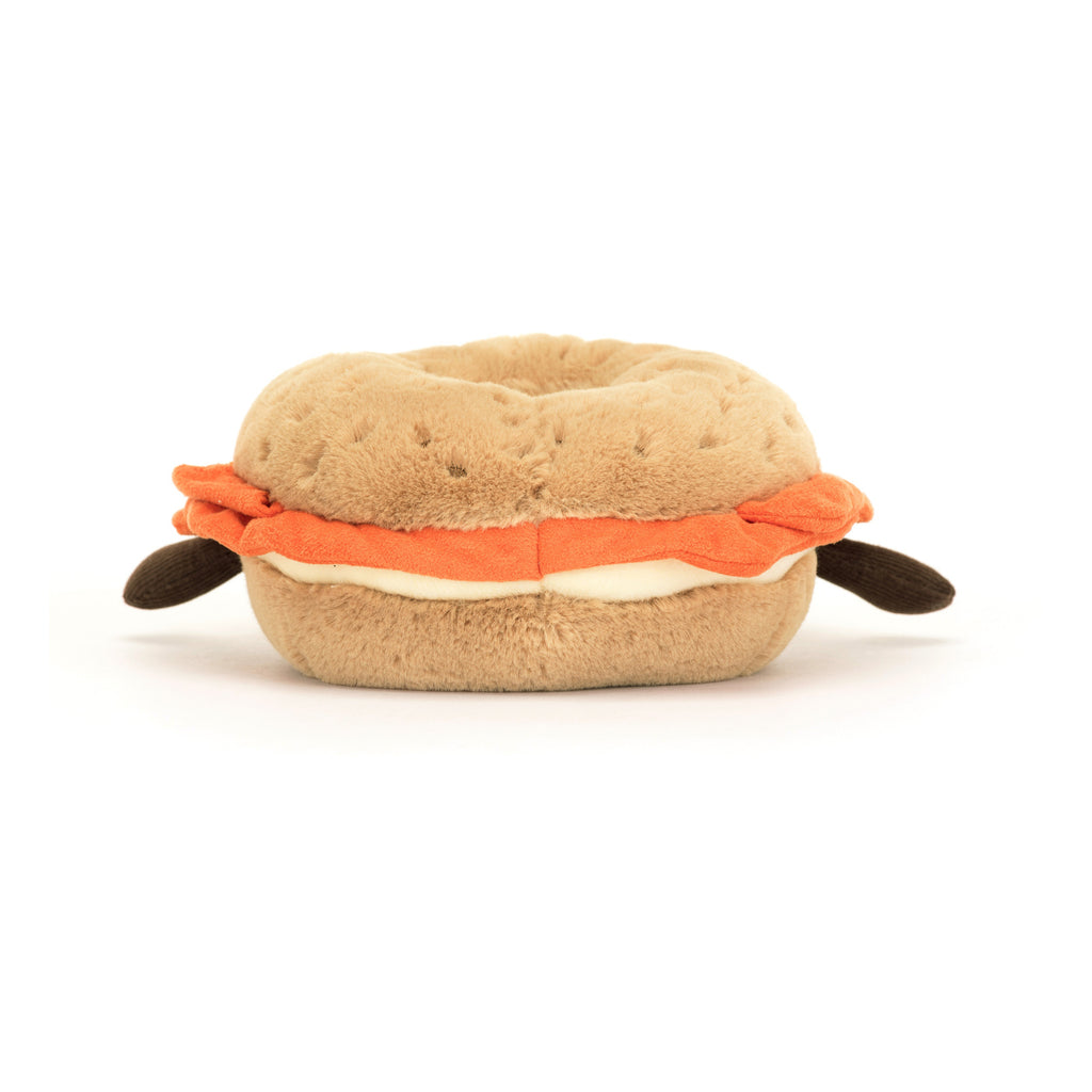 Back of Jellycat Amuseables Bagel.