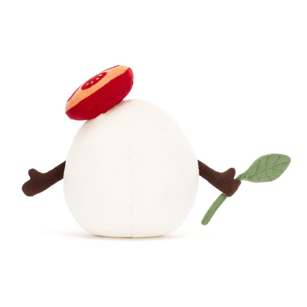 Back of Jellycat Amuseables Mozzarella.