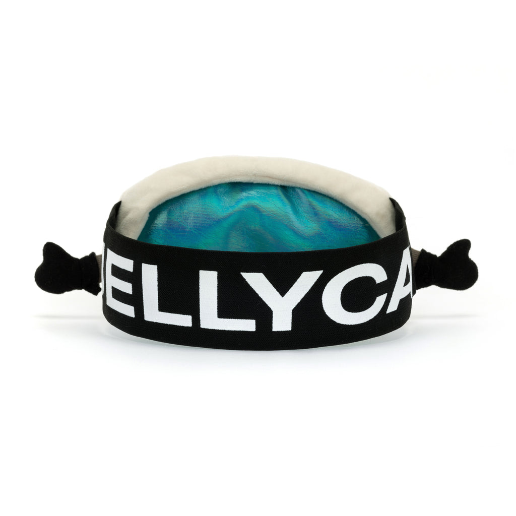 Back of Jellycat Amuseables Sports Ski Goggles.