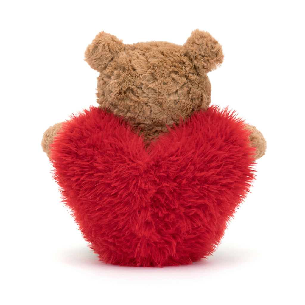 Back of Jellycat Bartholomew Bear Heartthrob.