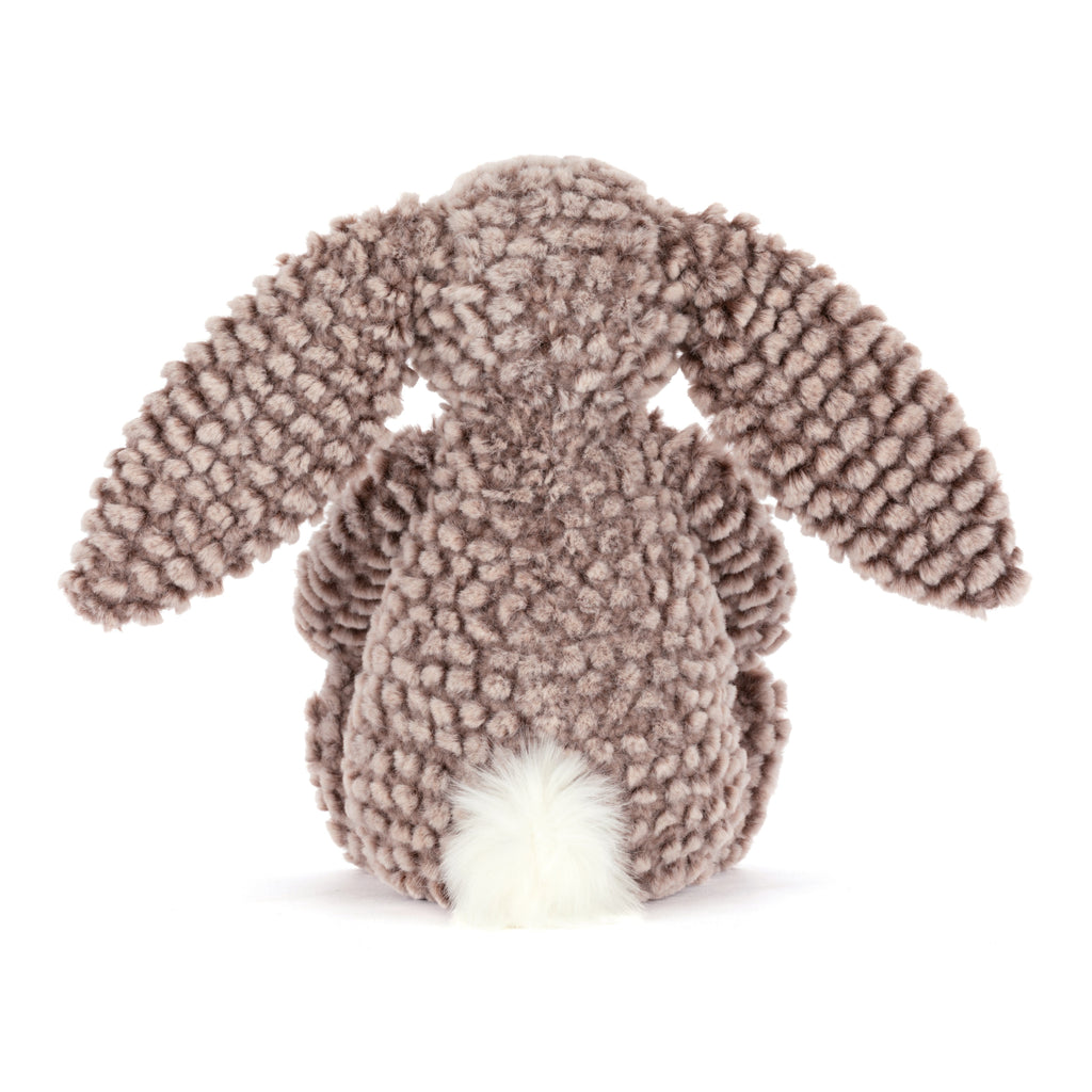 Back of Jellycat Bashful Luxe Bunny Pinne Original.