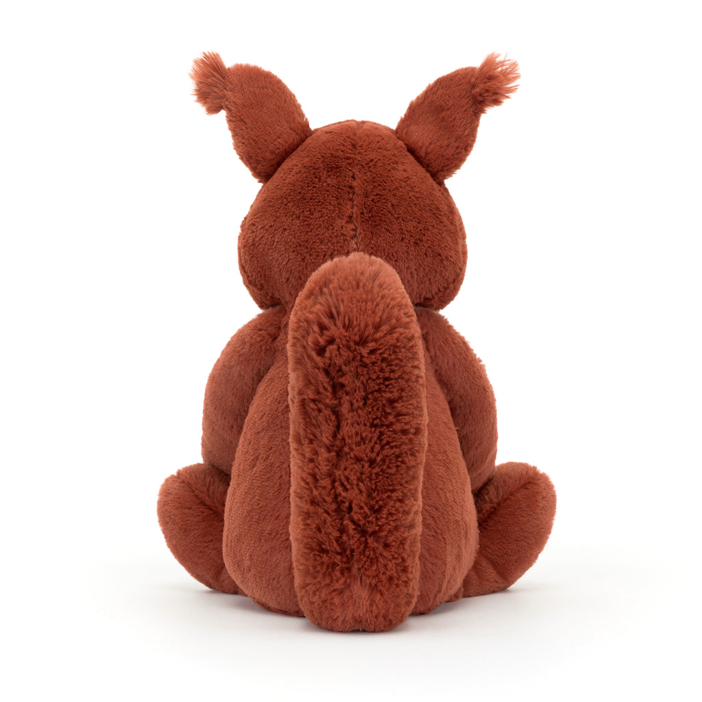 Back of Jellycat Bashful Squirrel Original.