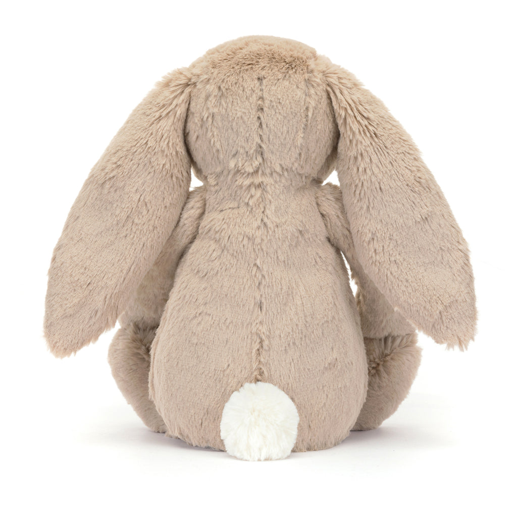 Back of Jellycat Blossom Beige Bunny 'Petal' Small.