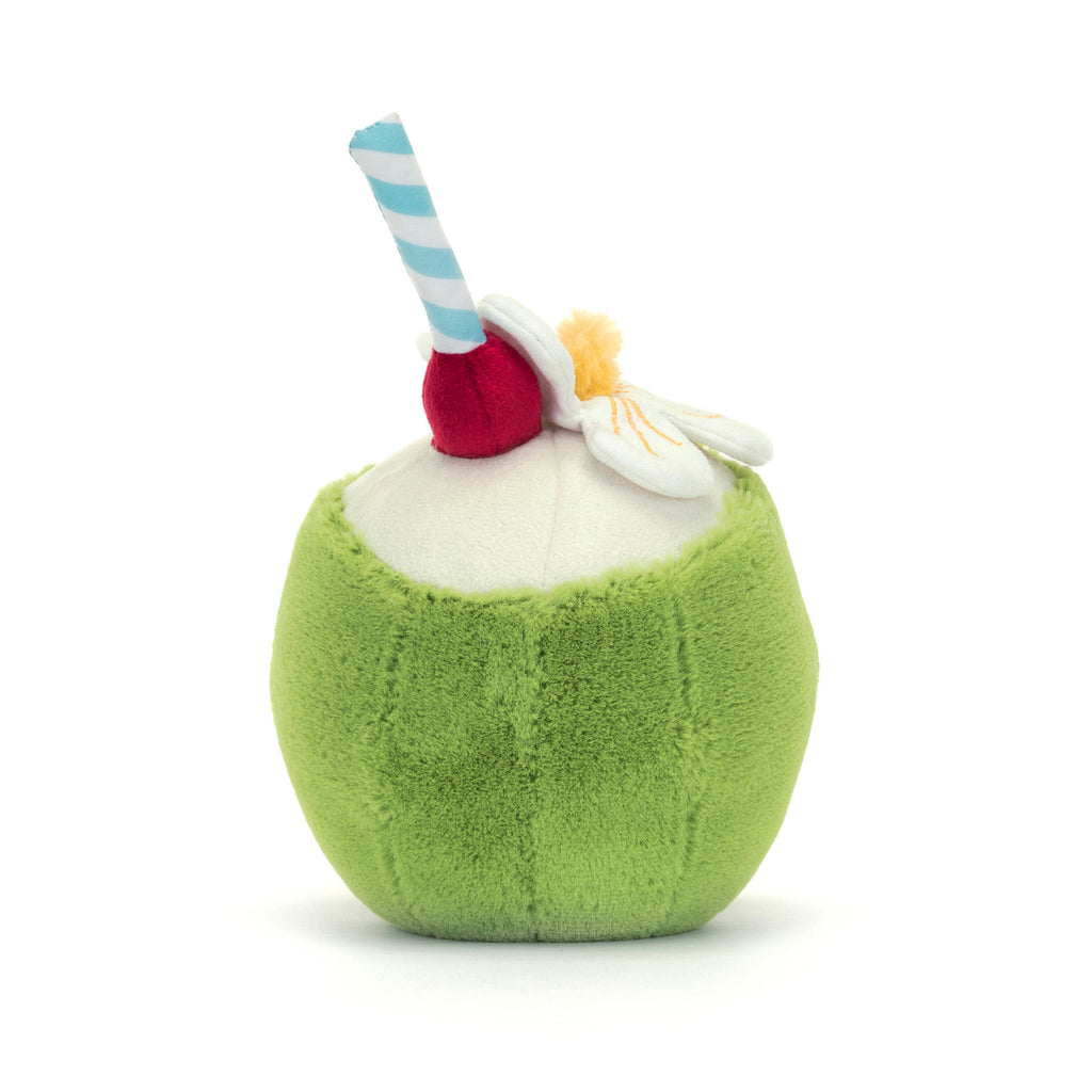 Back of Jellycat coconut.
