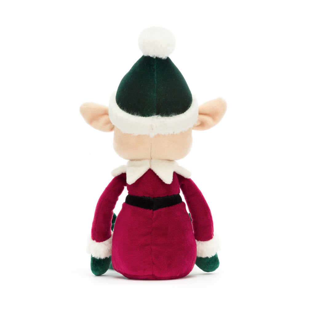 Back of Jellycat Eldo Elf.