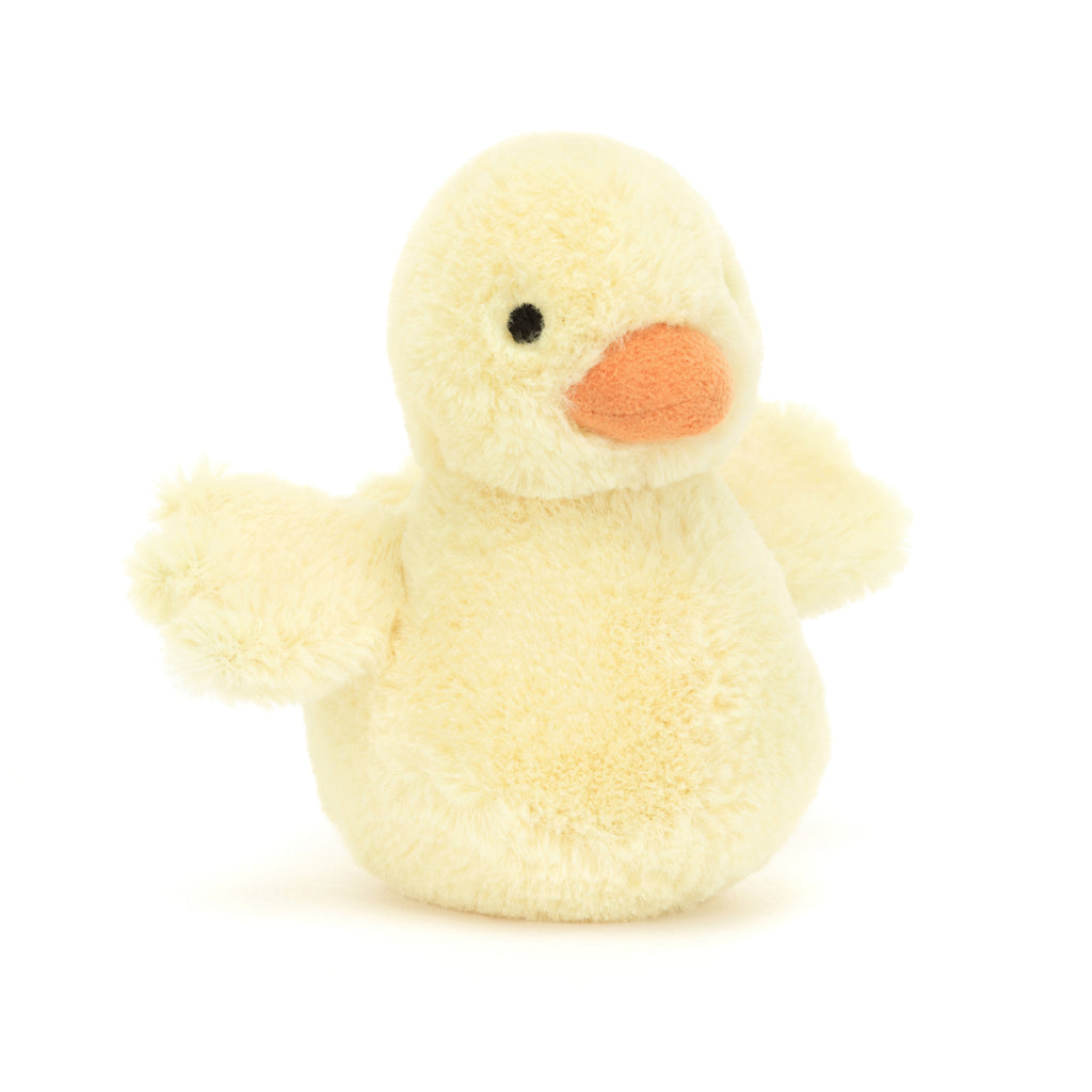 Back of Jellycat Fluffy Duck.