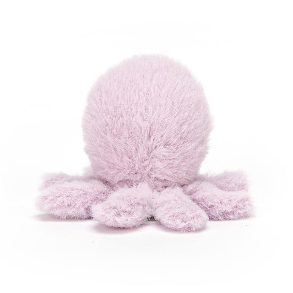 Back of Jellycat Fluffy Octopus.