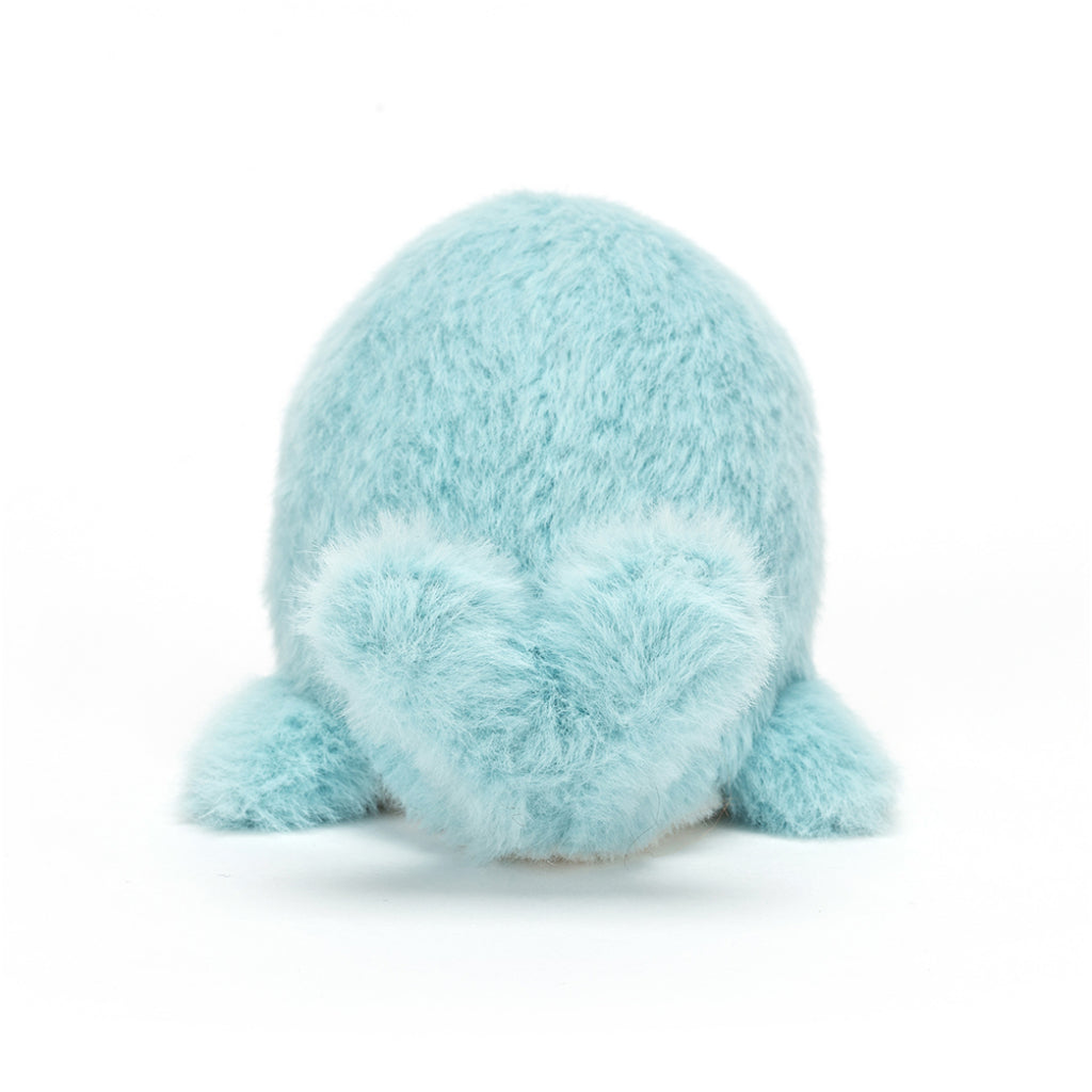 Back of Jellycat Fluffy Whale.