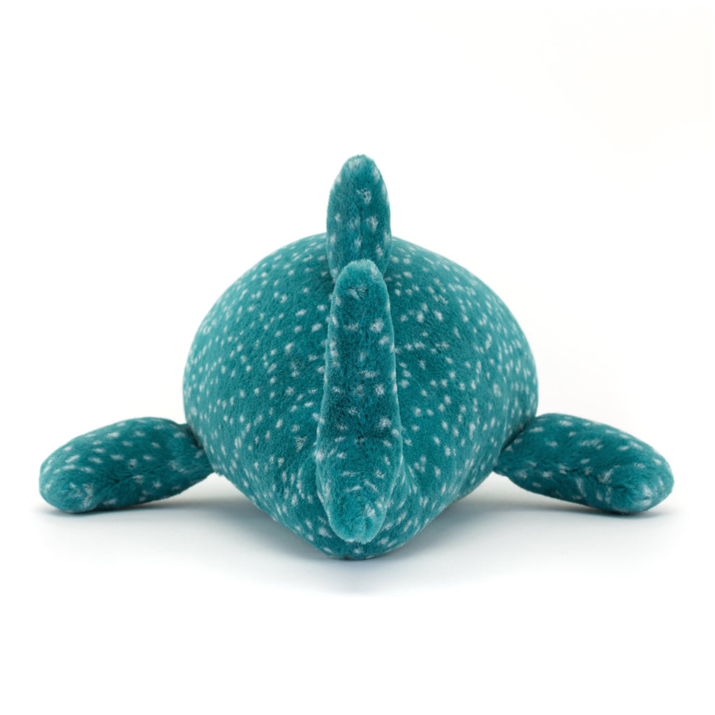 Back of Jellycat Gobfrey Whale Shark.