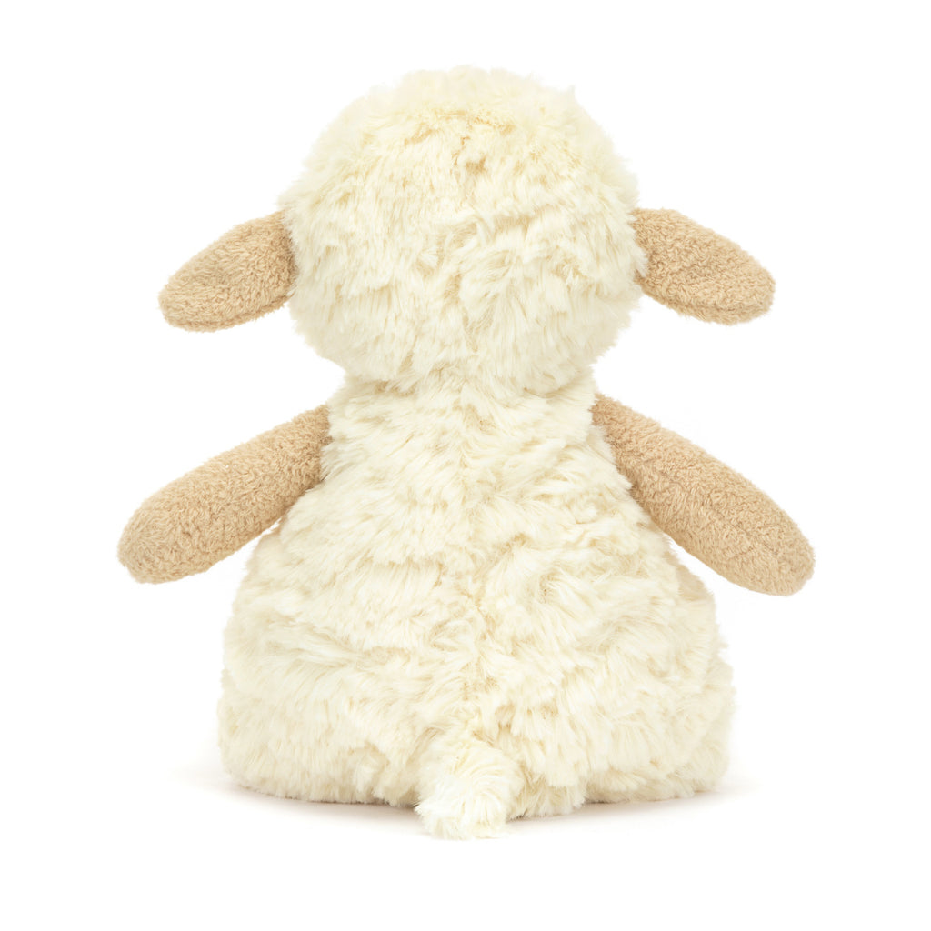 Back of Jellycat Lollie Lamb.