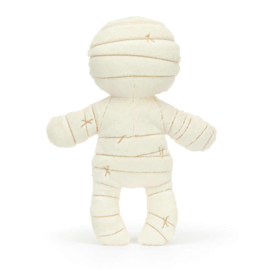 Back of Jellycat Mummy Bob.