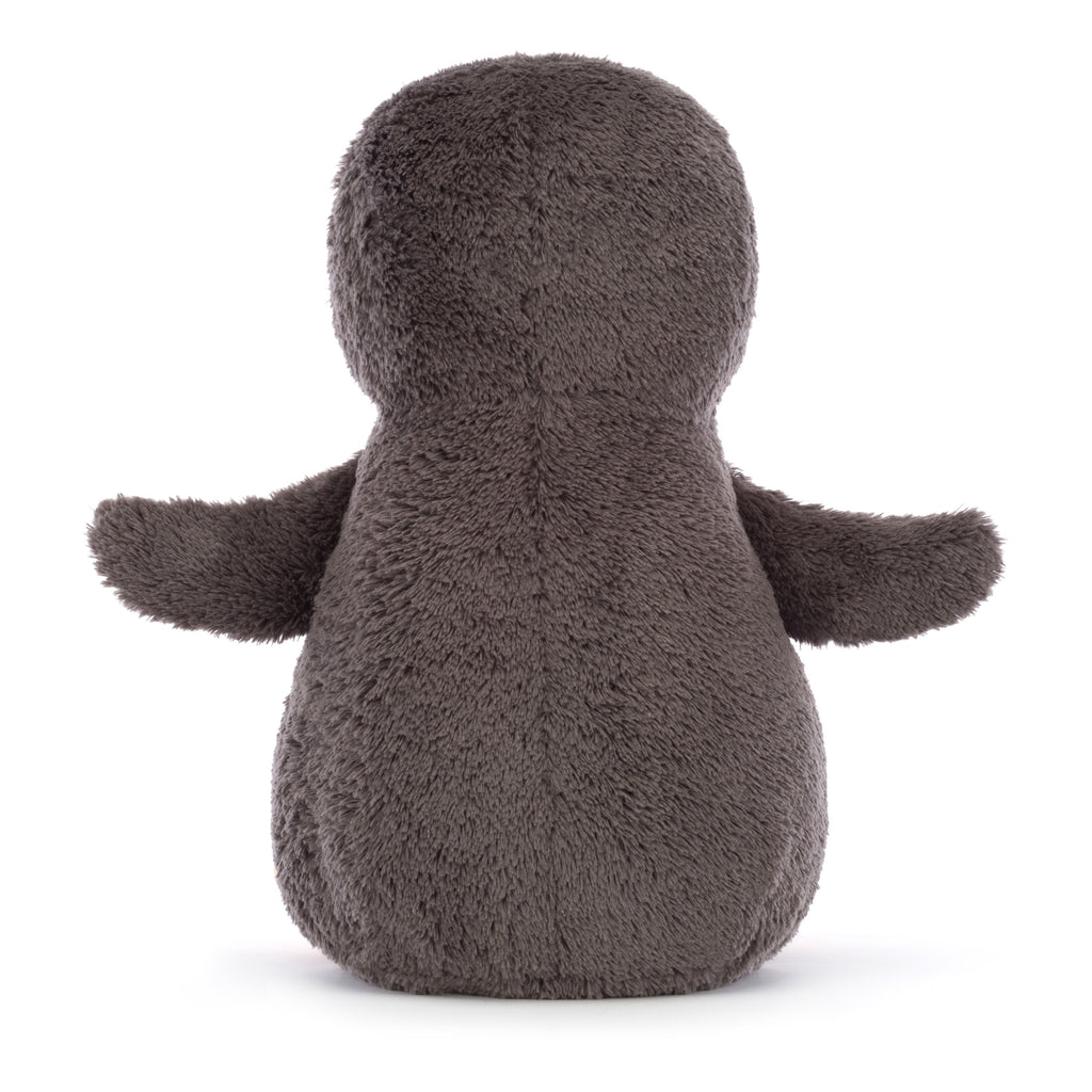 Back of Jellycat Peanut Penguin Large.