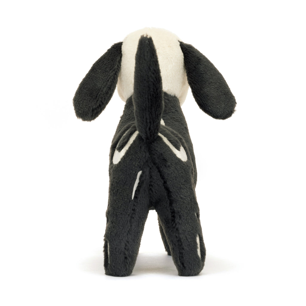 Back of Jellycat Skeledog Dan.