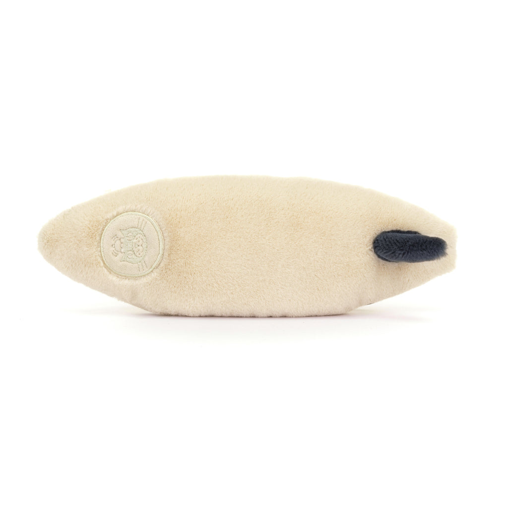 Back of Jellycat Surfboard.