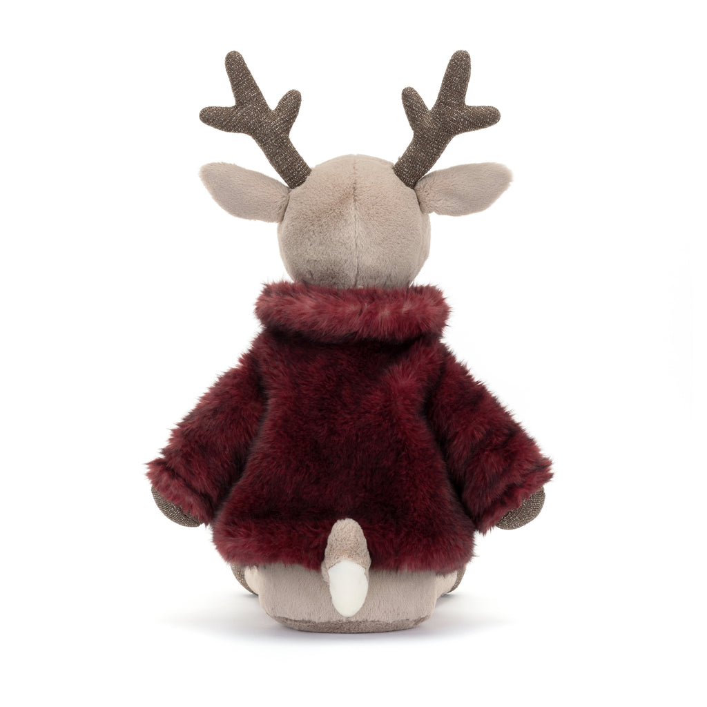 Back of Jellycat Vivien Reindeer.